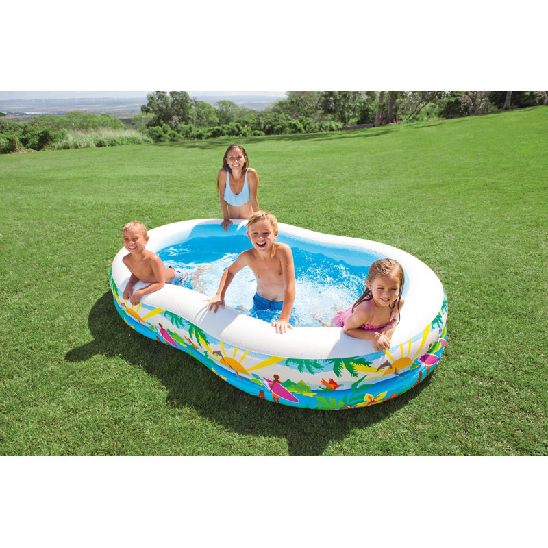 Intex 8.6ft x 5.25ft Inflatable Ocean Side Swimming Pool