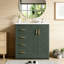 Meuble-lavabo de 30 po peu encombrant avec lavabo et rangement à fermeture en douceur-1169992773