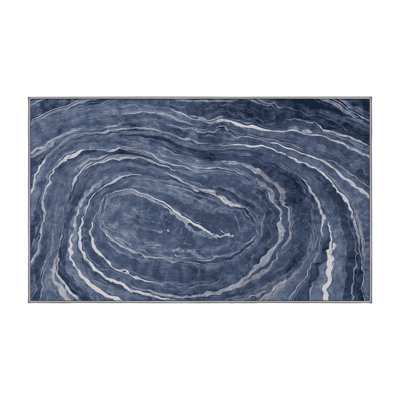 Machine Washable Gray Area Rug