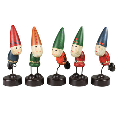 Gnomes de patinage, ensemble / 5