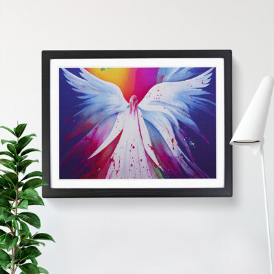 Angel Painted Vol.3 Abstract 1 Piece Single Picture Frame Wall Art