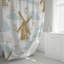 Rideau de douche avec tapis de bain-1337654676
