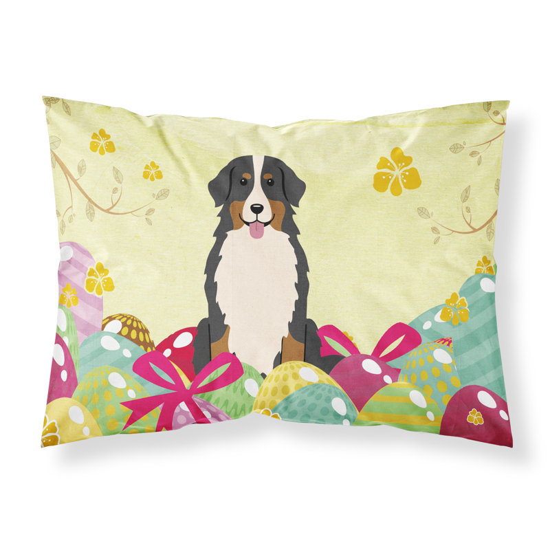 Taie d’oreiller œufs de pâques, Bouvier bernois