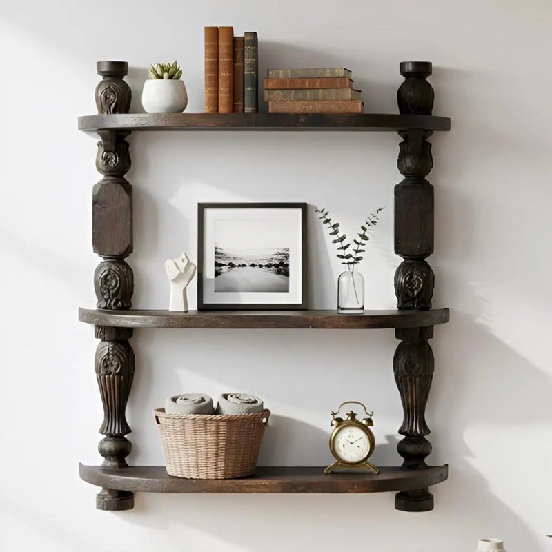 Solid Wood Accent Shelf