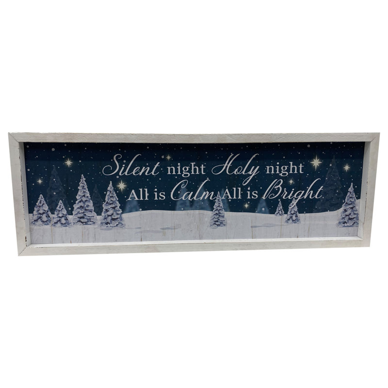 Enseigne murale 23,5 "Silent Night