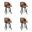 Tabouret de comptoir pivotant H 25,2 po Elyana-634491105