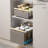 Pull-Out Under Sink Organizer, Multi-Functional Kitchen Cabinet Storage Rack, No Drilling Required, Spice Drawer Organizer