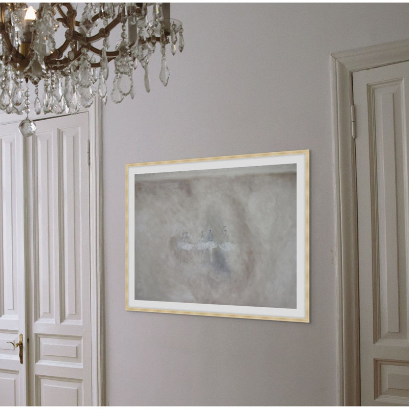 Ballerinas In A Cloud 1 Print by Ellie Vergura, 31.75" H x 40.75" W