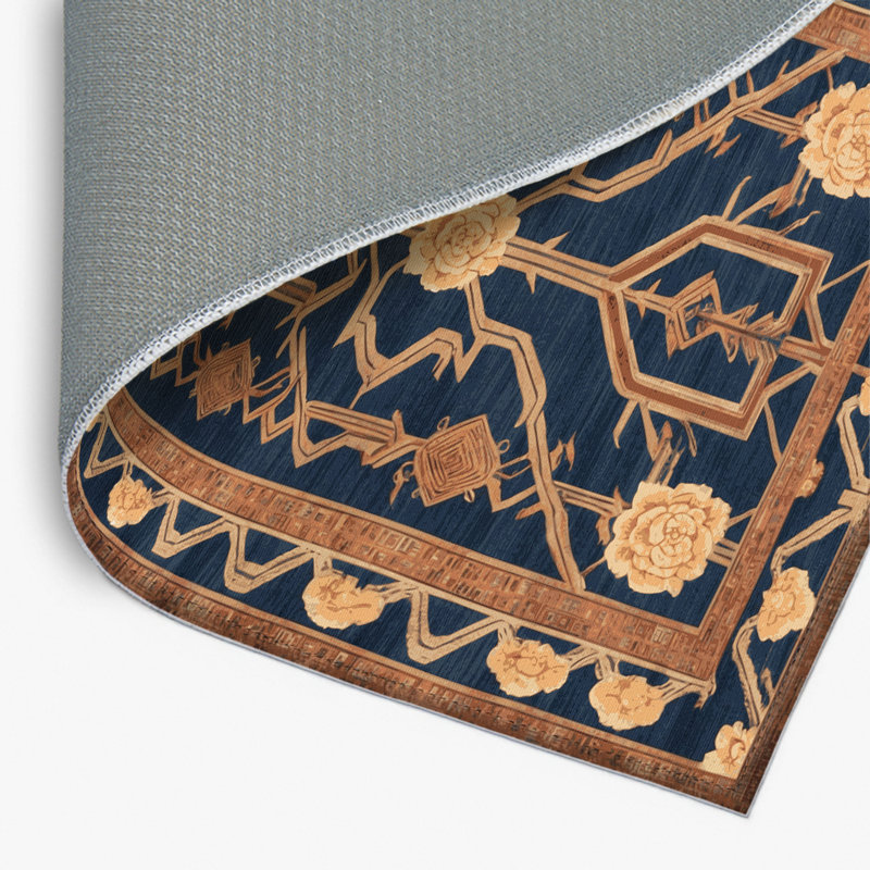 Tapis intérieur et extérieur ArtDeco, Rectangulaire 8 pi x 10 pi
