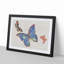 Three Butterflies by Fujishima Takeji - Picture Frame Painting Print-55611190-55611195