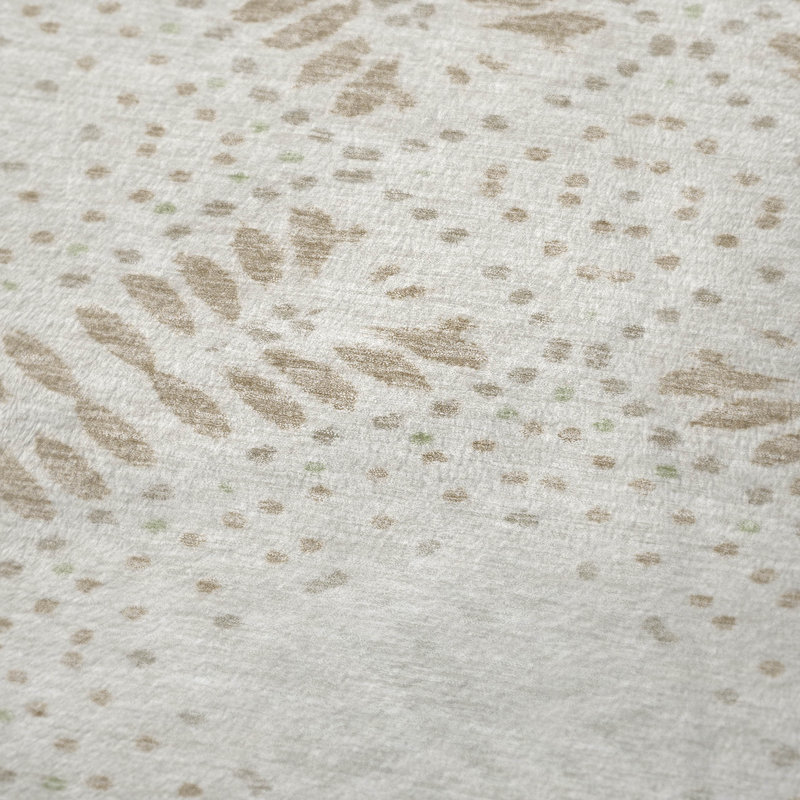 Jeté floral Sherpa ASB778 Addison, Beige