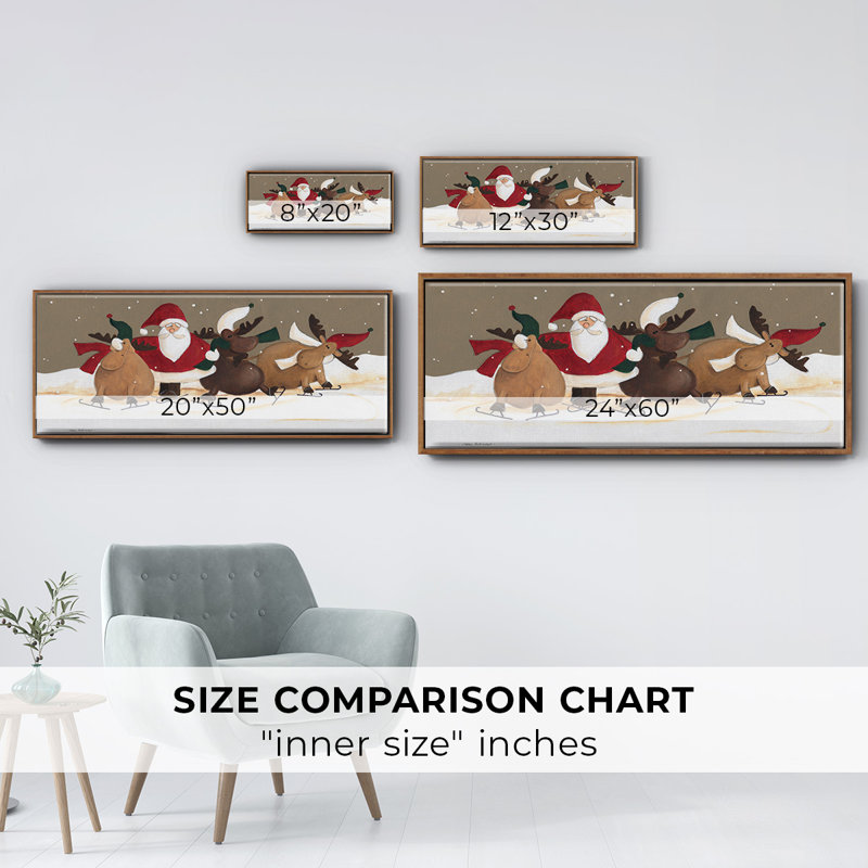 Skater Chorus Line- Framed Canvas