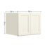 Armoire murale standard HOMEIBRO Cozy Design, 30 po L x 24 po P x 24 po H, en contreplaqué, couleur gris tourterelle, prête à assembler-915386478-915285825