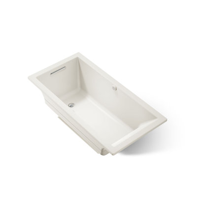 Underscore 60" x 30" Drop In Acrylic Bathtub with Heater