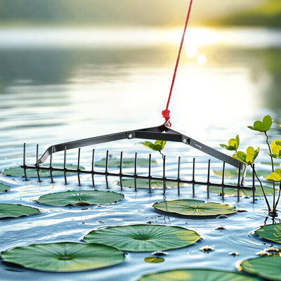 32 po x 6,3 po Rake Aquatic Weed Rake