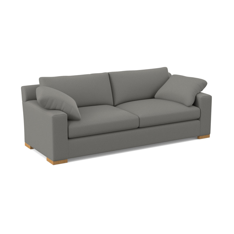 Canapé Morgan, Ambre, 100% polyester ivoire Fizz