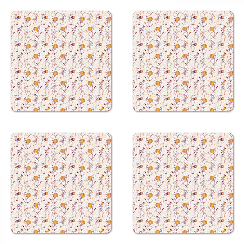 Square 4 Piece Coaster Set