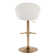 Matisse Highback Adjustable Barstool With Rounded T Footrest - Set Of 2