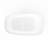 51-Inch Freestanding Solid Surface Deep Soaking Bathroom Bathtub With Seat