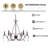 Otho 6 - Light Dimmable Classic / Traditional Chandelier