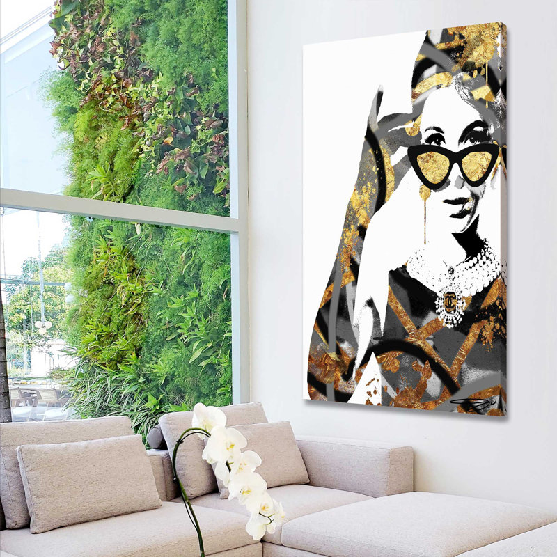 Excuse Me (Vertical) par By Jodi - impression, Toile tendue, H 30 po x l 18 po x P 1 po