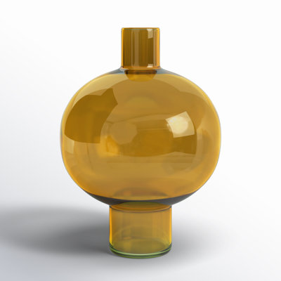 Geri 7.85'' Glass Table Vase