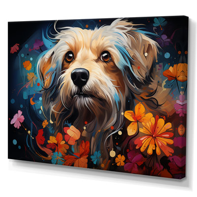«Popart Maltese Magic I», reproduction sur toile