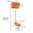 The Renovators Supply High Tank Pull Chain Toilet Wooden Finish (Seat not Included)-73064076