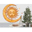 Autocollant mural Soleil et Lune, Croissant Céleste, Décoration Murale Soleil Bohème, Décoration Chambre Lune Mystique, Décoration Murale Astrologie Céleste 440 g-1808617717