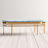 Velvet Upholstered Bench-1953024152