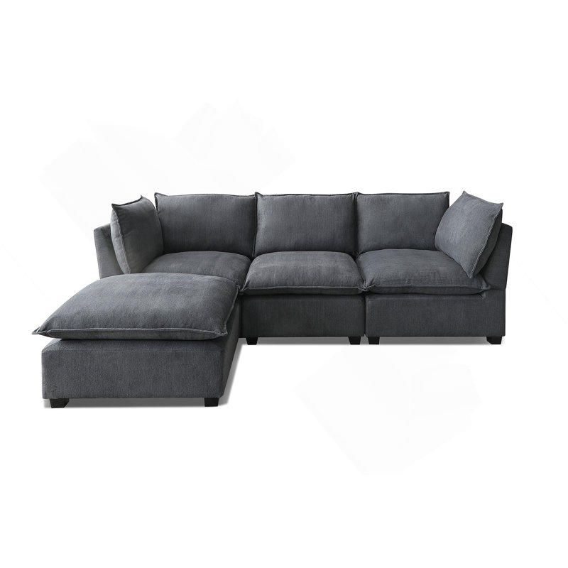 Upholstered 105 " Linen Sofa