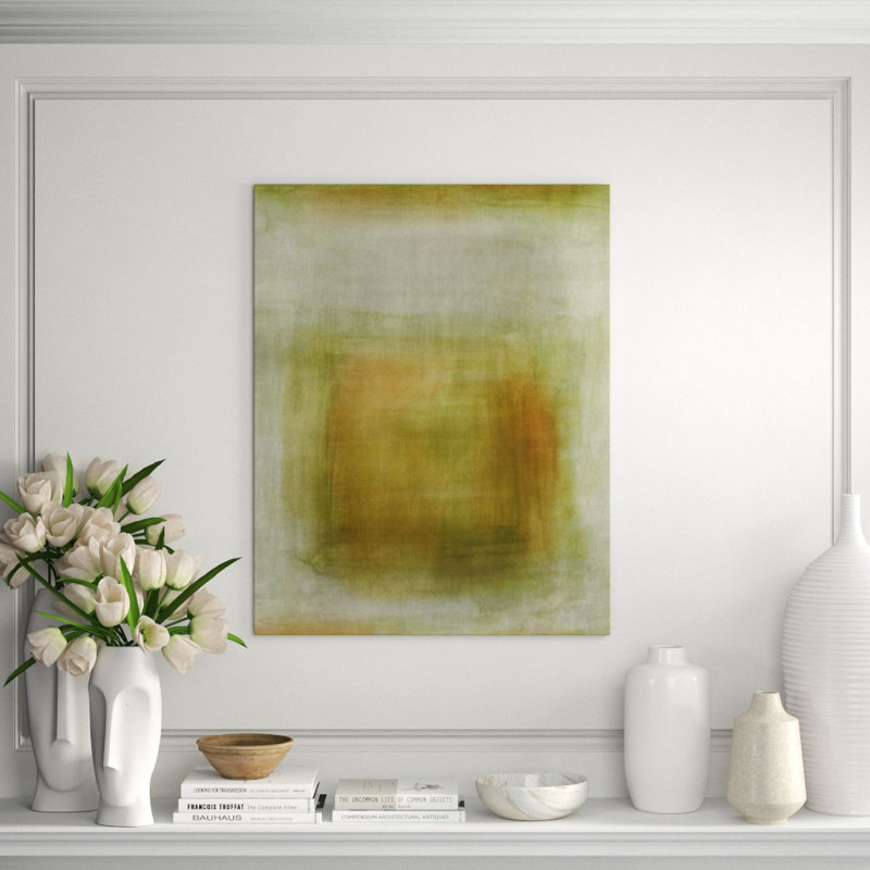 Subtle Appearance II Painting by Sofia Fox, Image Brush Gel, 38" H x 30" W x 1.5" D