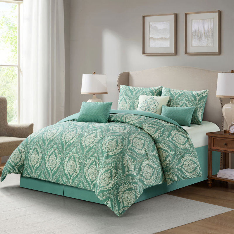 Neriah Bedding, Édredon de très grande taille et 6 pièces suppl