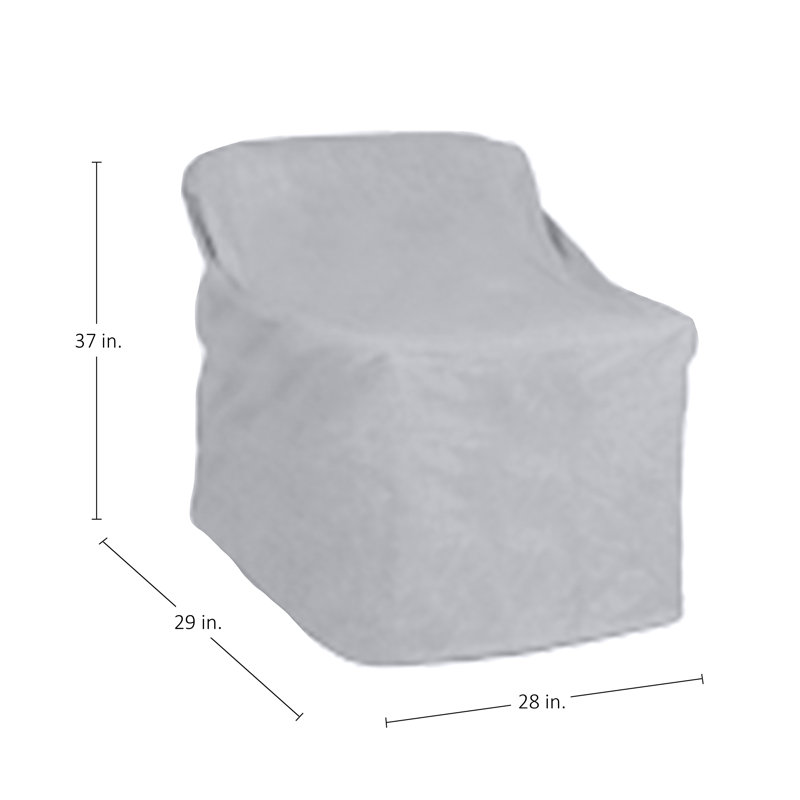 Mid Back Water Resistant Patio Chair Cover with 4 Years