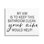 Bathroom Aim Humorous Typography Washroom Signage  Super Oversized Stretched Canvas Wall Art by Lettered and Lined