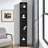 8-Tier Media Tower Rack, CD DVD Slim Storage Cabinet With Adjustable Shelves, Tall Narrow Bookcase Display Bookshelf For Home Office,Multi-Functional Double-Decker Bookcase-905057696
