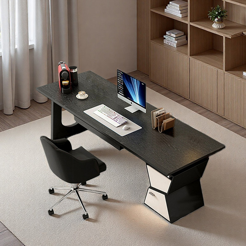 Beringer Computer Desk, 29.53" H x 78.74" W x 27.56" D