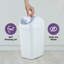 Poubelle à couvercle pivotant en plastique Superio de 4,5 gallons avec couvercle Superio-123541497