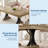 71 Inch Rectangular Dining Table with 2 Drawers, Large Wooden Kitchen Table for 6-8 People, Sturdy Double Pedestal Base, Natural-319964883