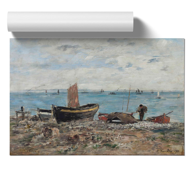 St. Adresse by Eugene Boudin - Frameless Print, 42cm H x 59cm W x 0.1cm D