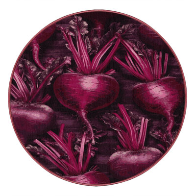 Tapis lavable  Betterave