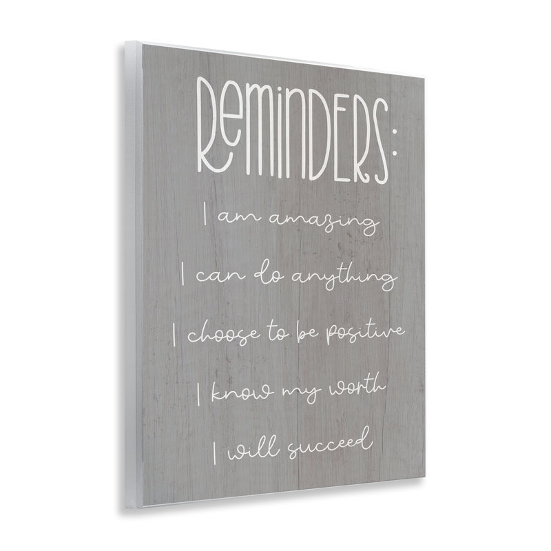 "Self Confidence Reminders" par Lil 'Rue