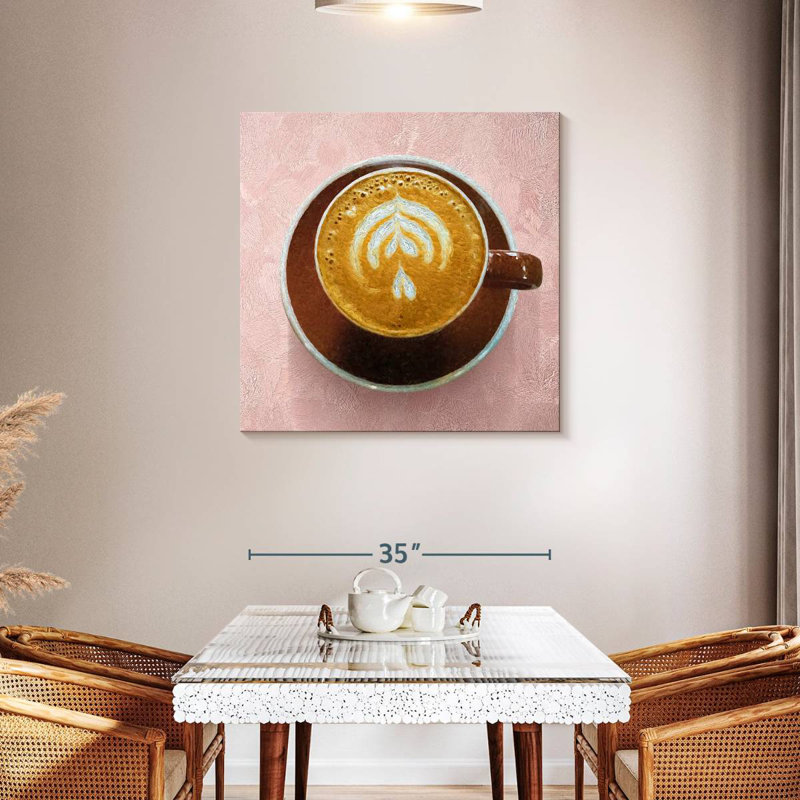 Cappuccino chaud Yarlin, H 36 po x l 36 po