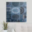 «Modern Geometric Indigo and Navy II» par Michael Mullan, reproduction d'art-26541708-19204519