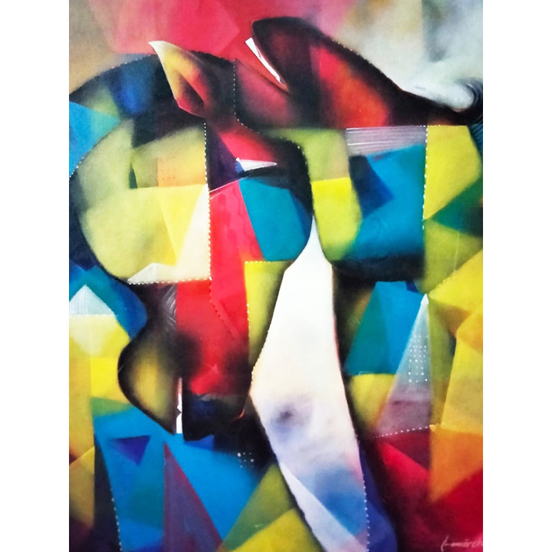 Affection Showing | Acrylic On Canvas | By Samir Chanda