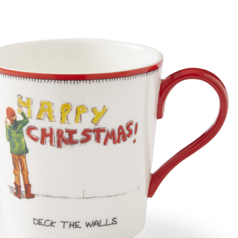 12 Oz Deck the Walls Mug