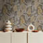 Galerie Flourish Blue Tree Leaf Wallpaper FL61114-112682245