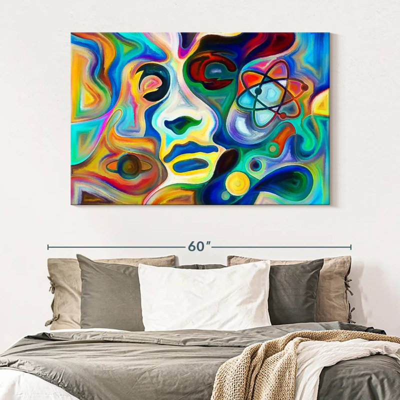Avery Abstract Galaxy, 34" H x 51" W