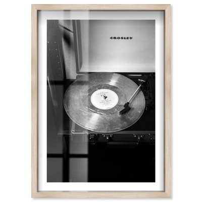 Jazz Nights II Shadowbox Print Framed Photography by Notoriart, Blonde Frame, 37 x 55