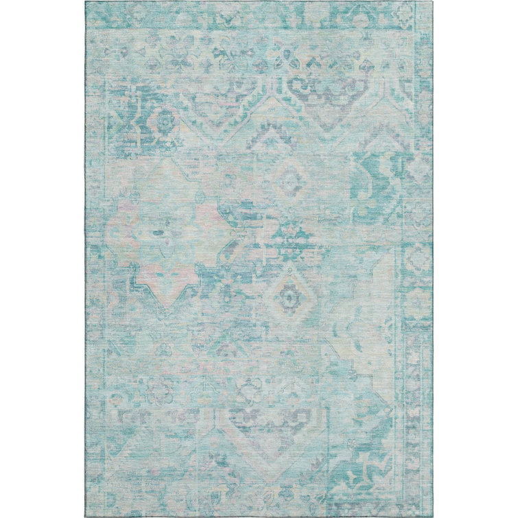 Premium Machine Washable Varasteh AMF1664 Global Rug
